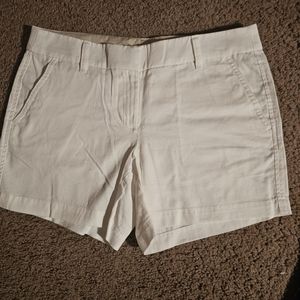 J Crew white shorts
